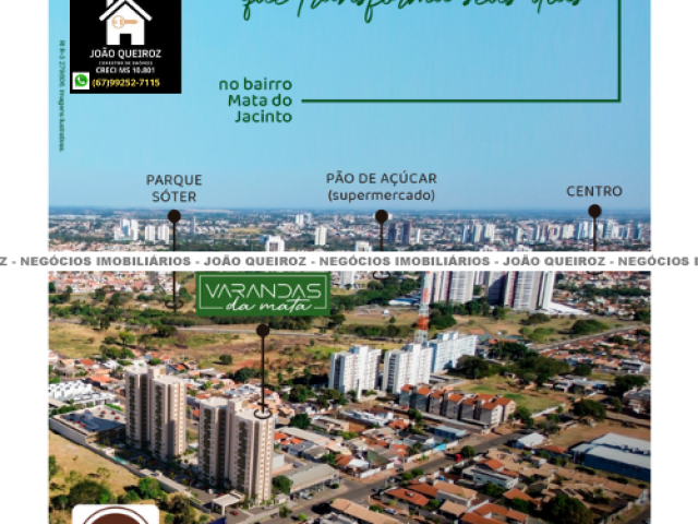 VARANDAS DA MATA - CAMPO GRANDE - MS - MATA DO JACINTO - IMÓVEL NA PLANTA - Foto 6 de 7